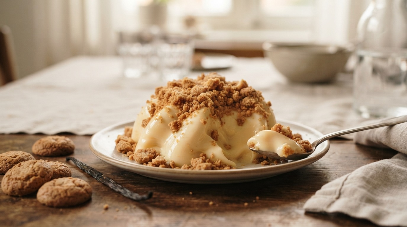 Bitterkoekjespudding
