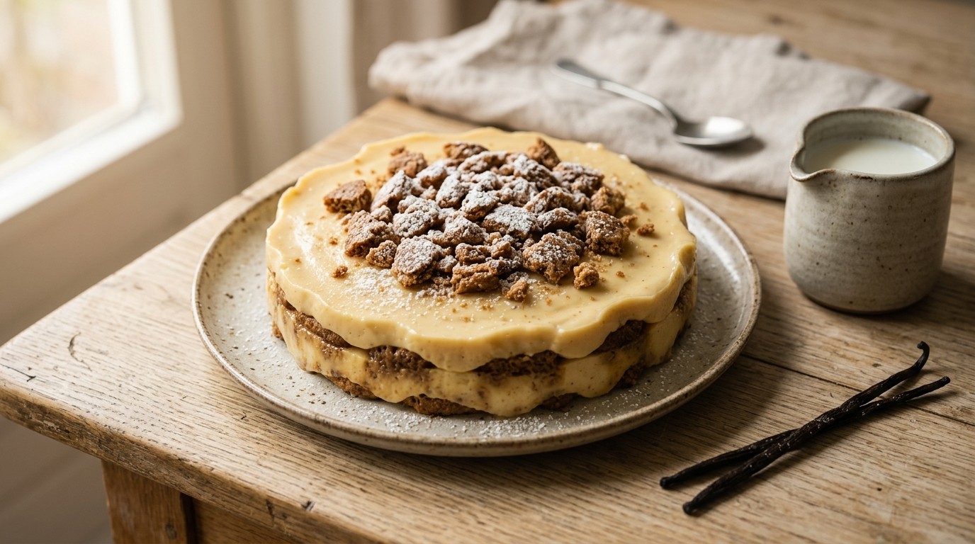 Bitterkoekjespudding