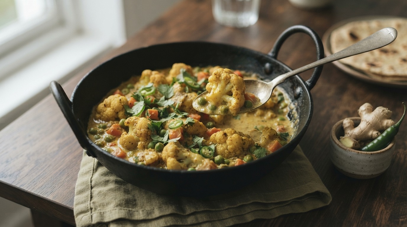 Bloemkool curry