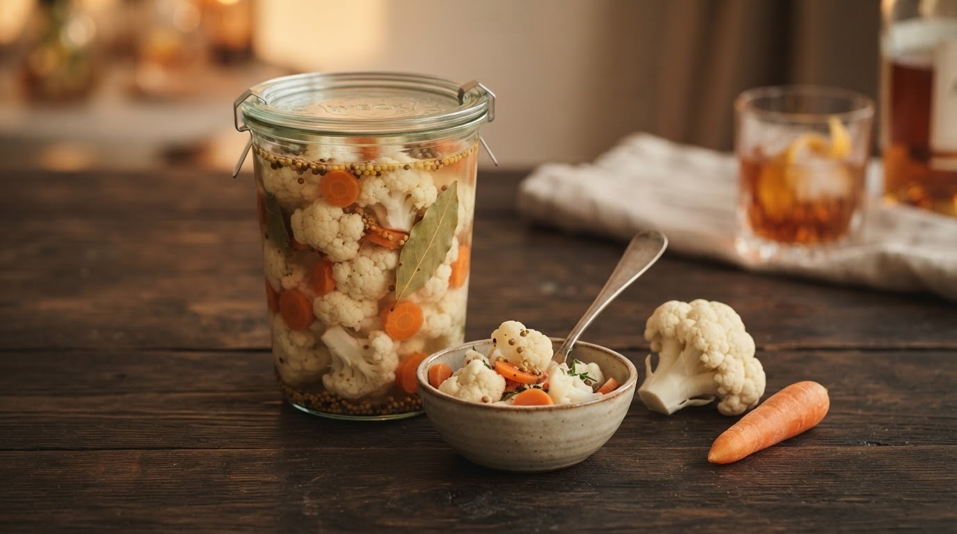Bloemkool in pickles