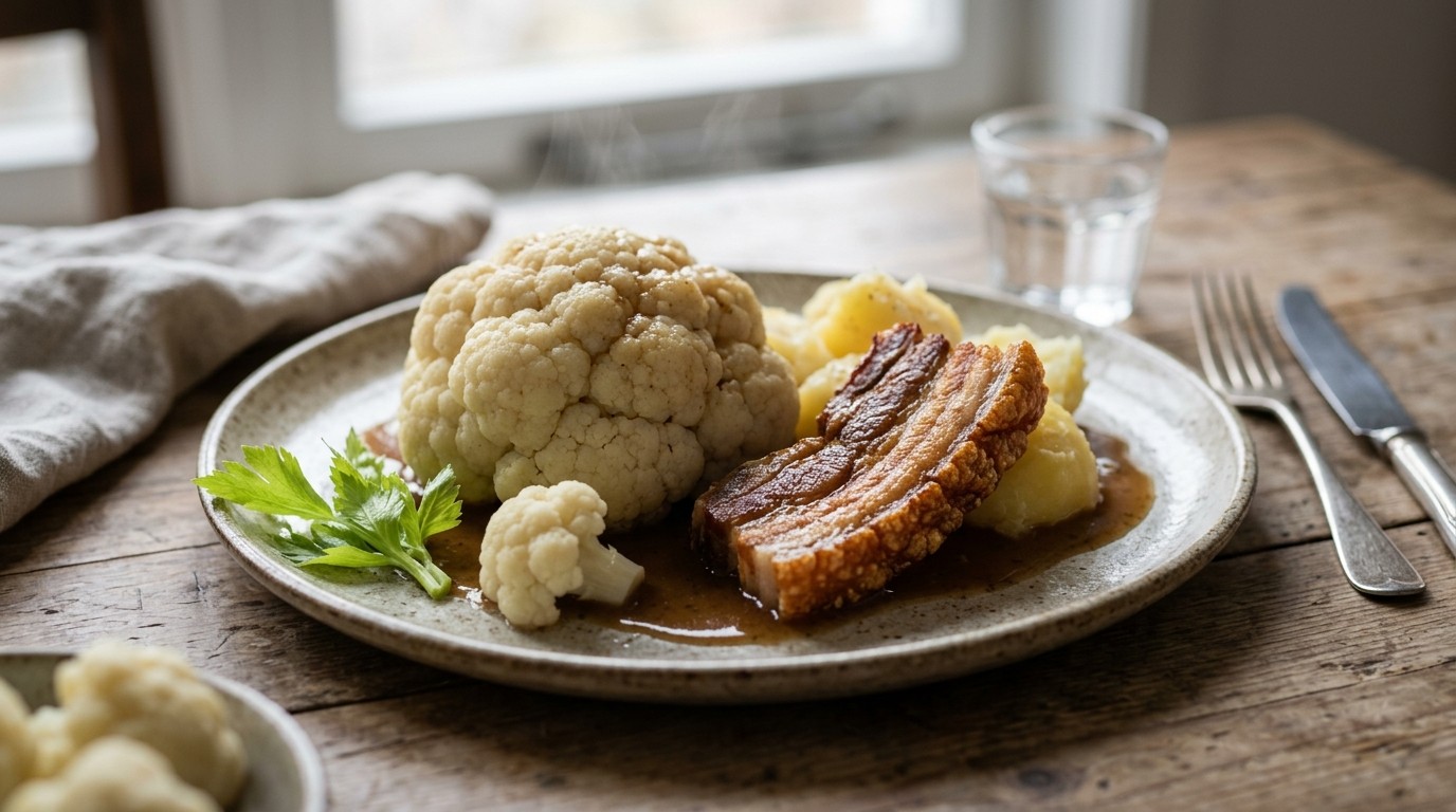 Bloemkool Recept met Speklapje