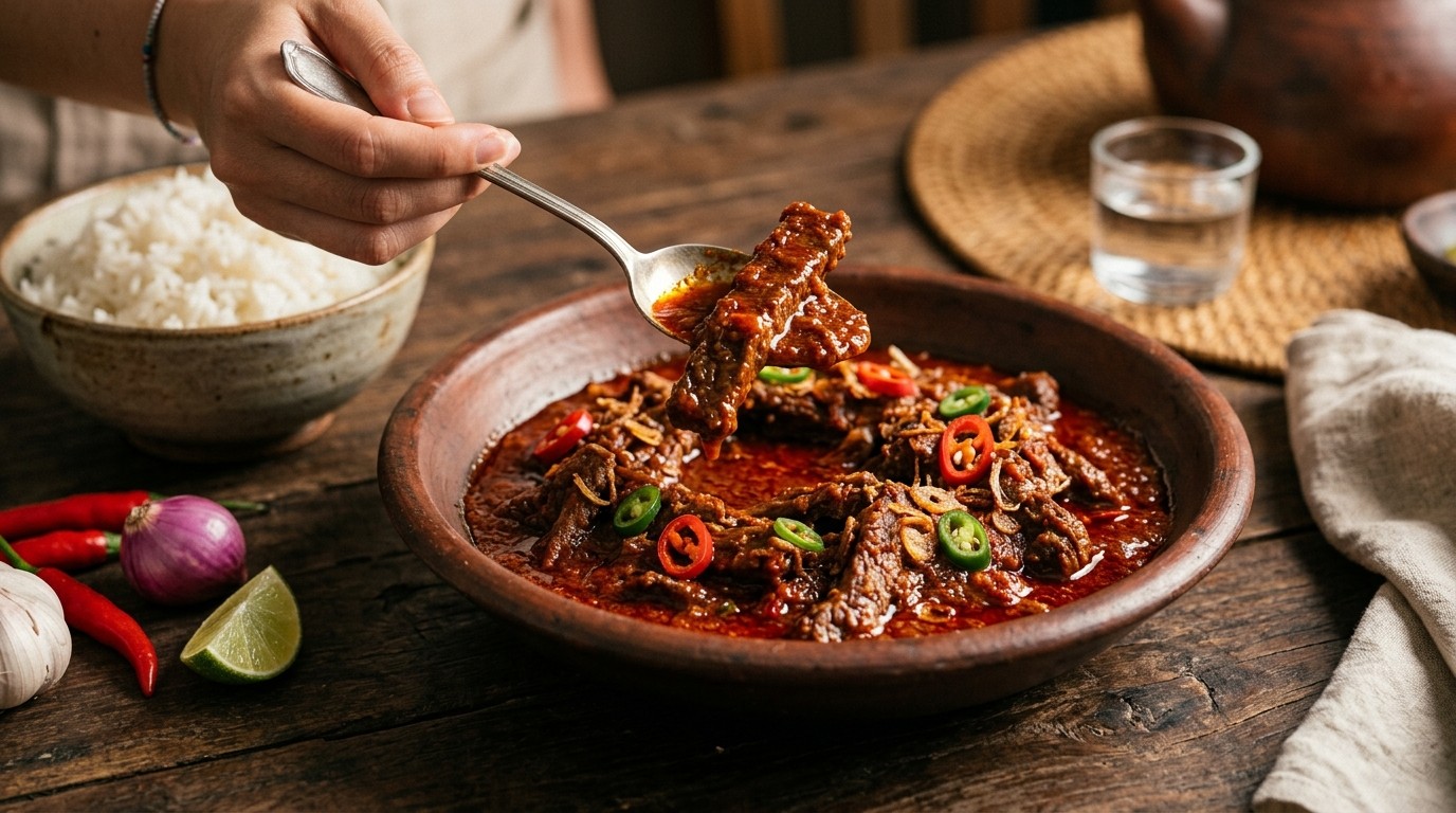 Boemboe Bali Daging dua (pittig Gekruid Rundvlees)