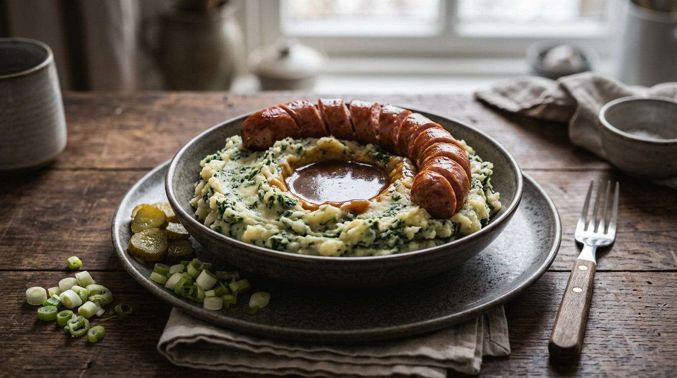 Boerenkool met runderrookworst