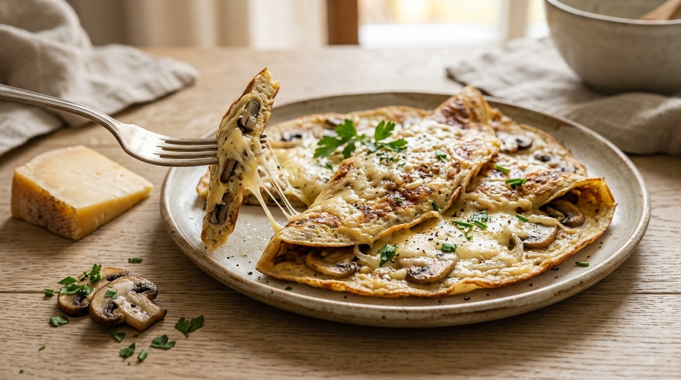 Boerenpannenkoeken met Kaas