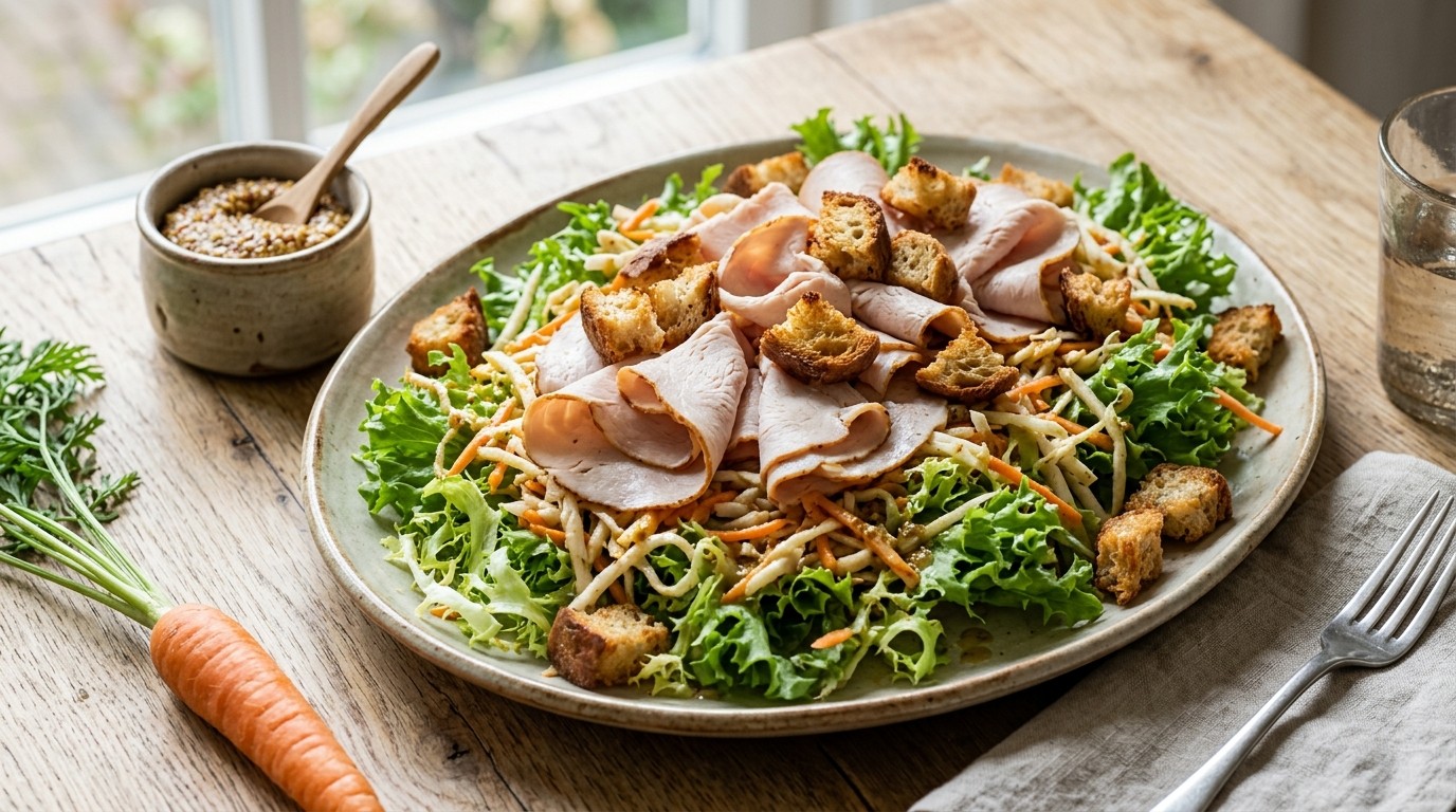 Boerensalade met Kalkoenfilet