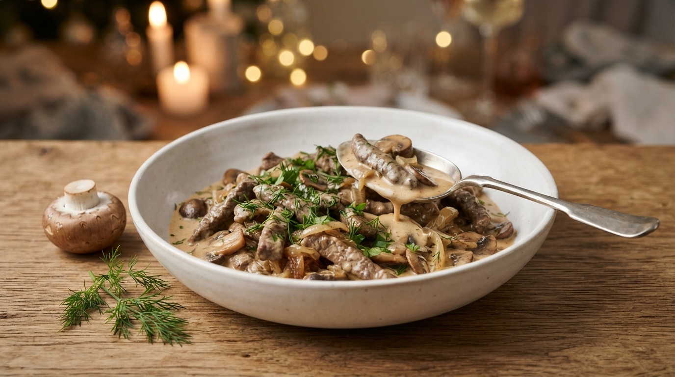 Boeuf Stroganoff