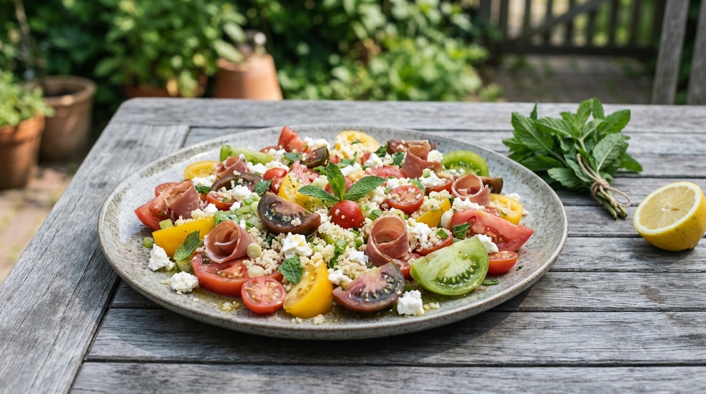 Bonte Tomatensalade