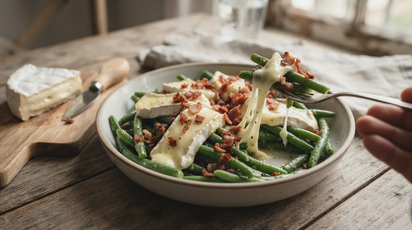 Boontjes met brie