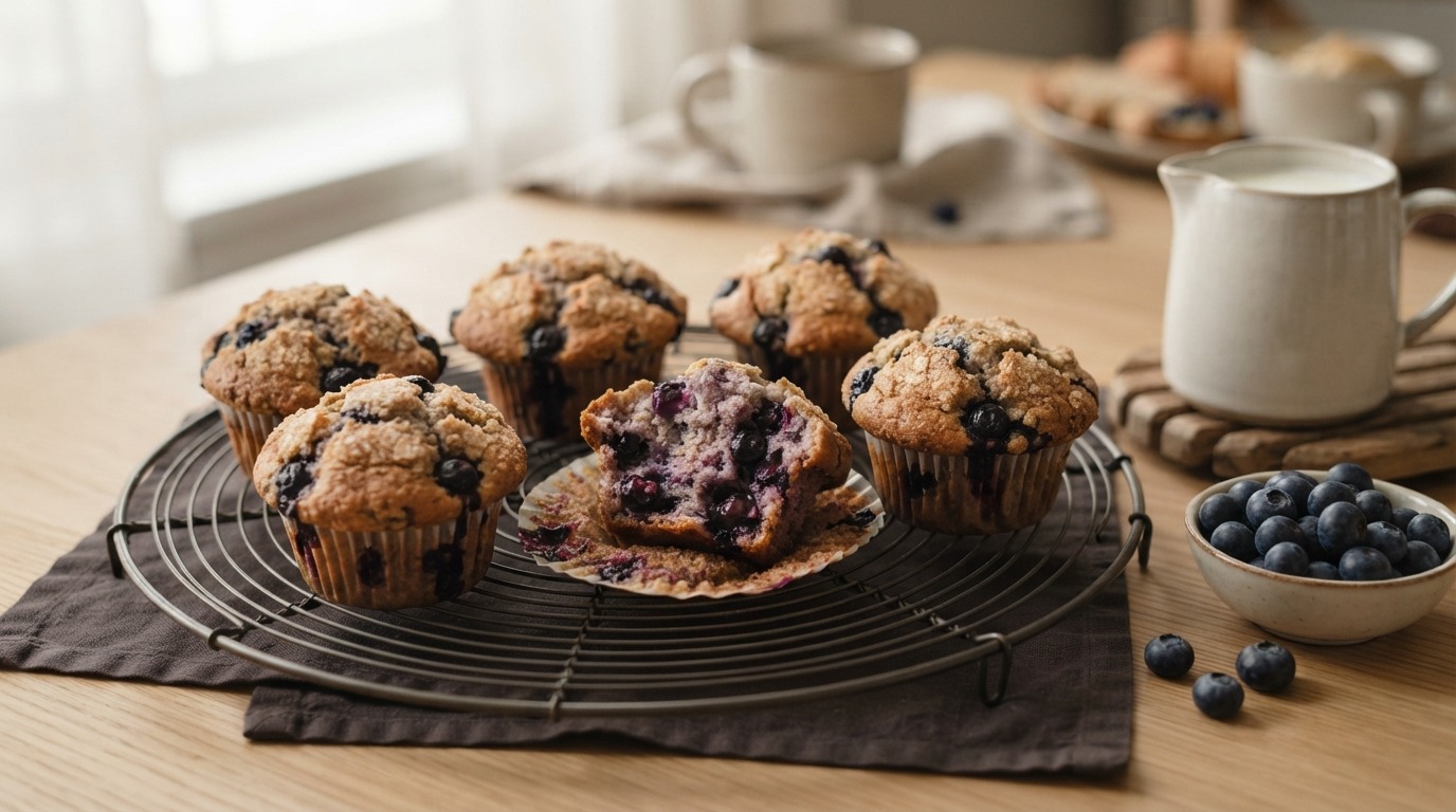 Bosbessenmuffins