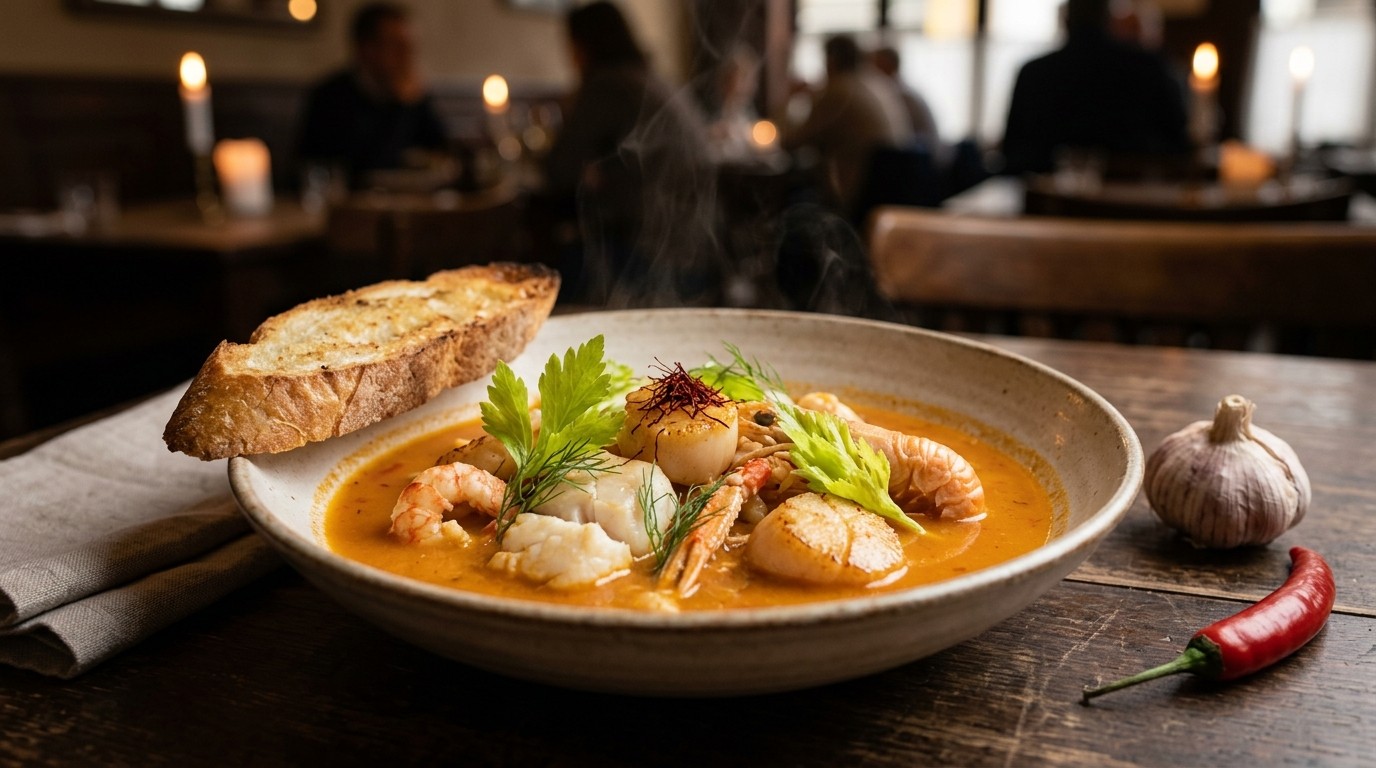 Bouillabaisse van Noorzeevis