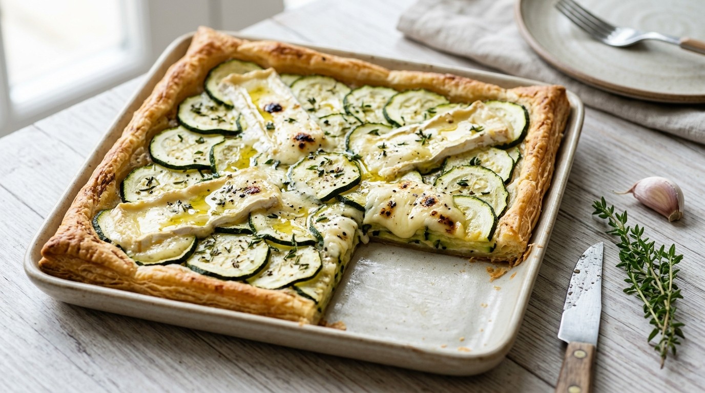 Brie-courgettetaart
