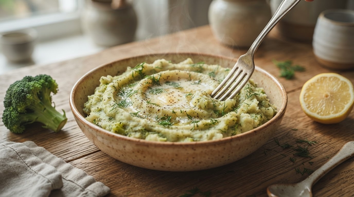 Broccoli-aardappelpuree