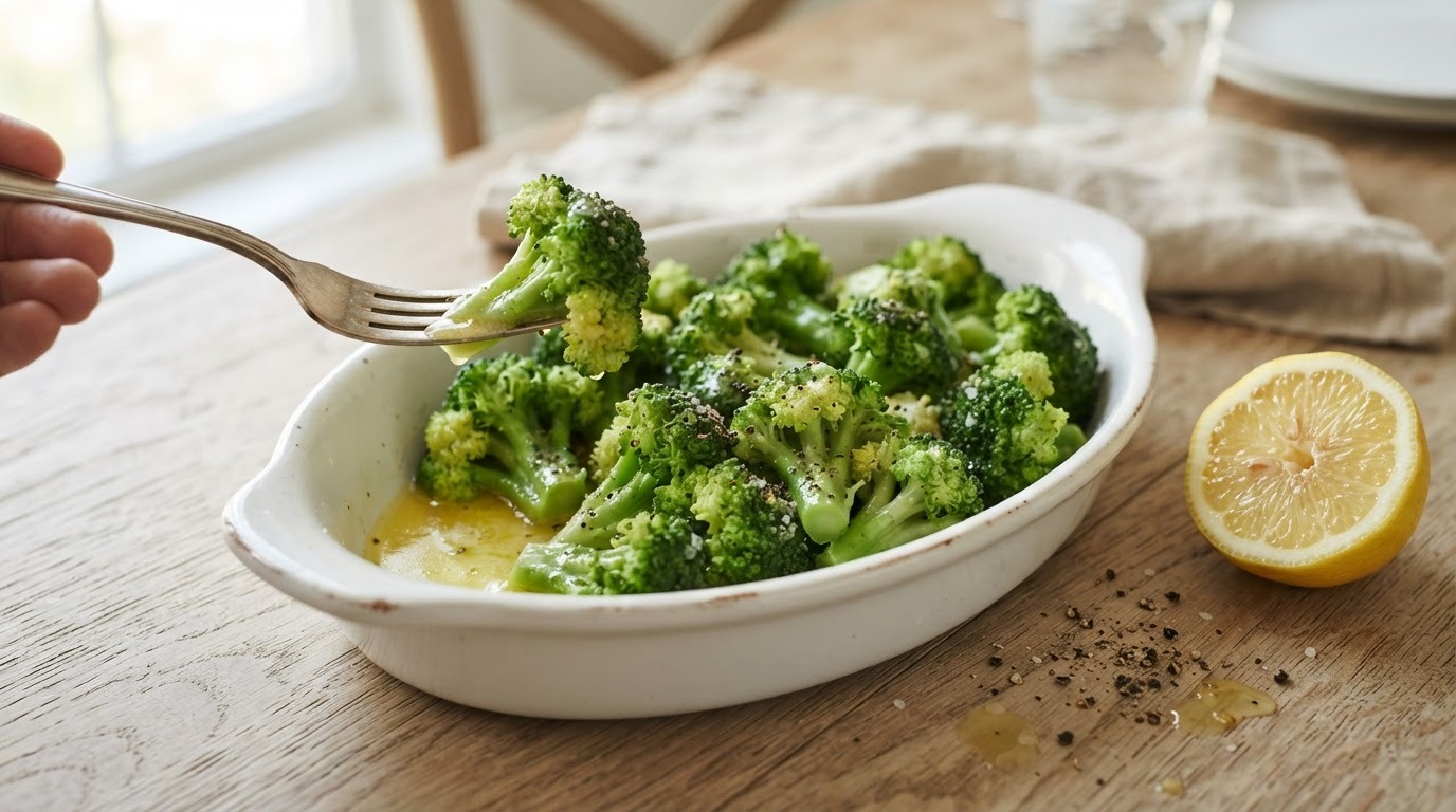 Broccoli met boter en citroen
