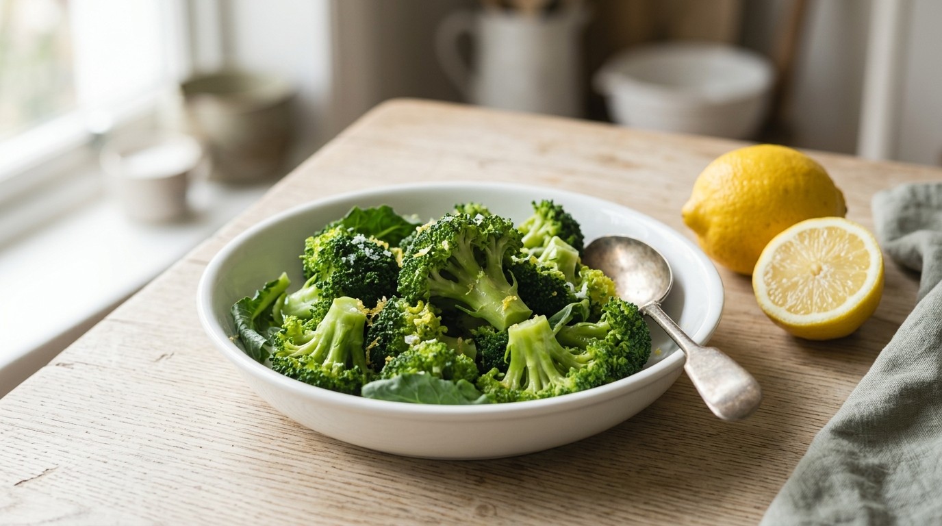 Broccoli met Citroenolie