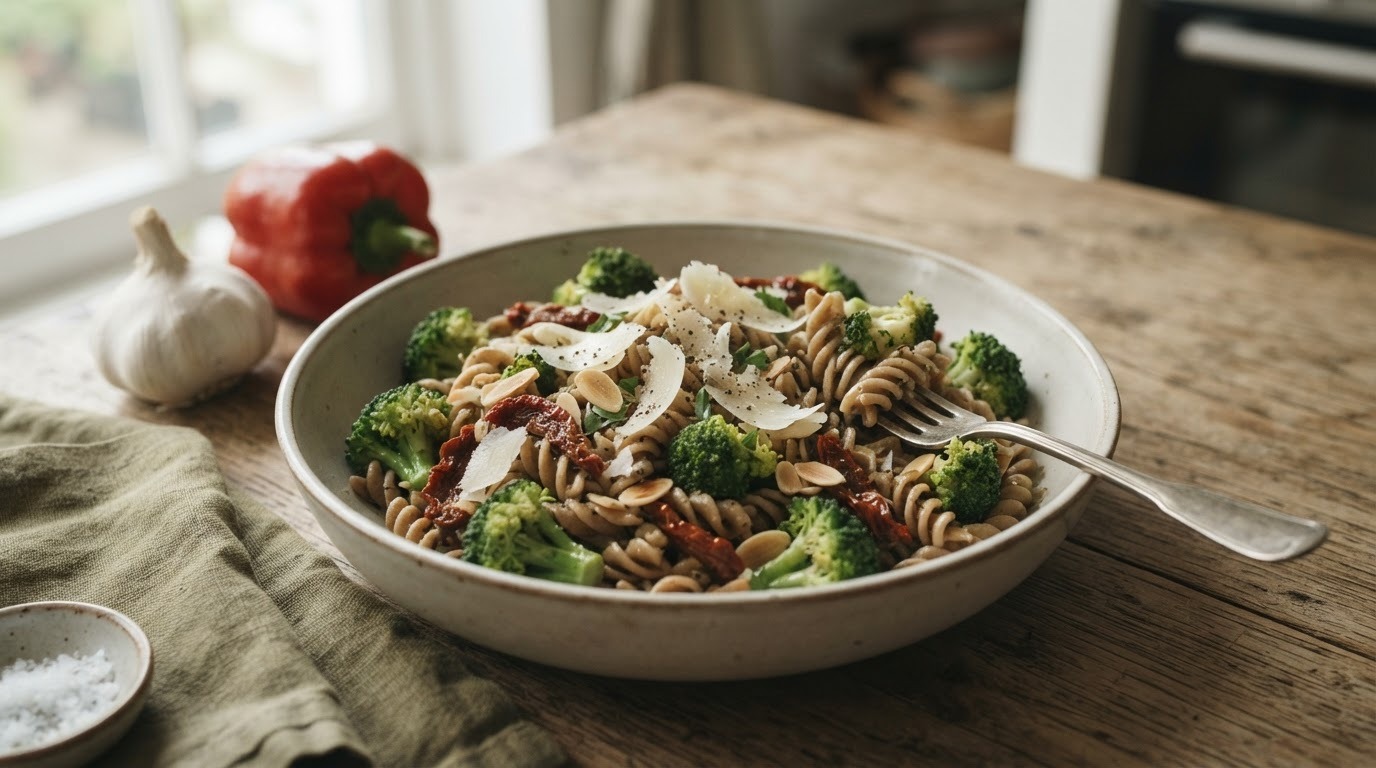 Broccoli met vokorenpasta