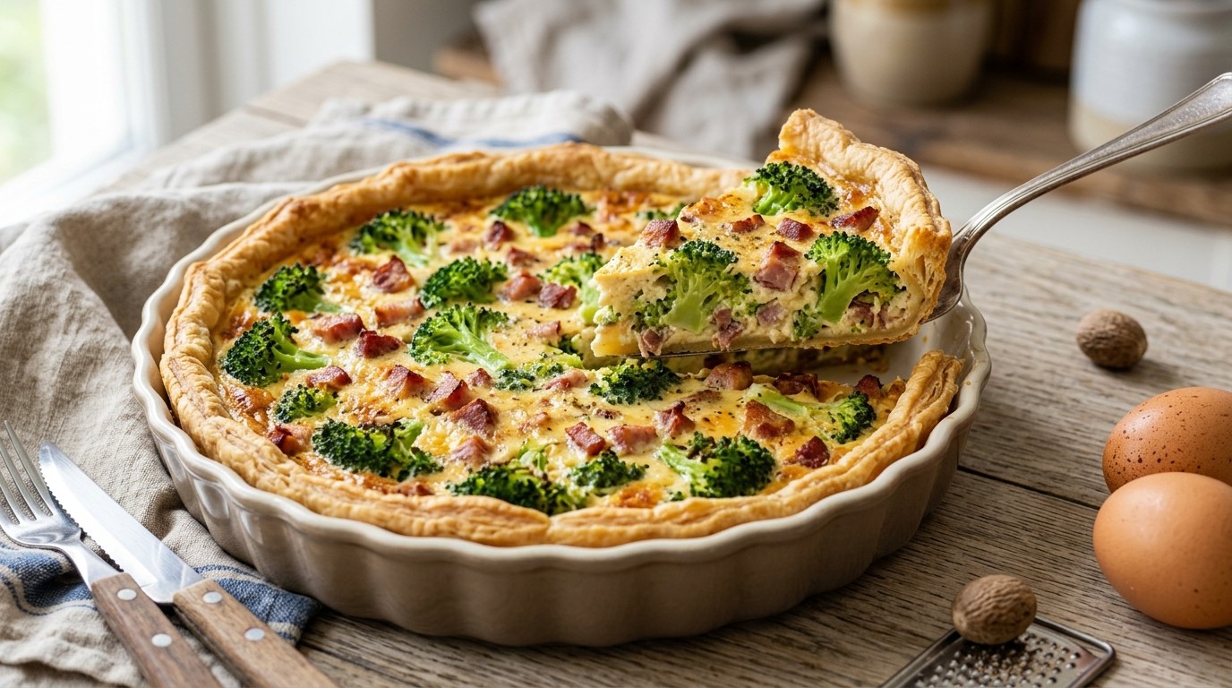 Brocolli Quiche