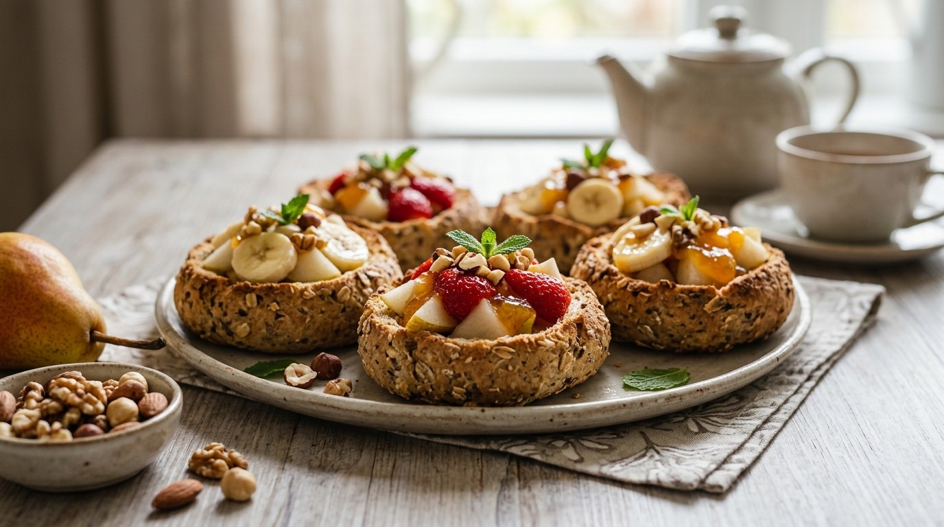 Broodnestjes met Fruit en Noten
