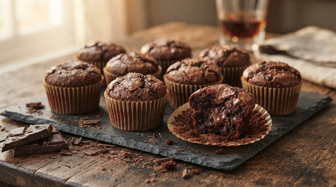 Brownie cupcakes