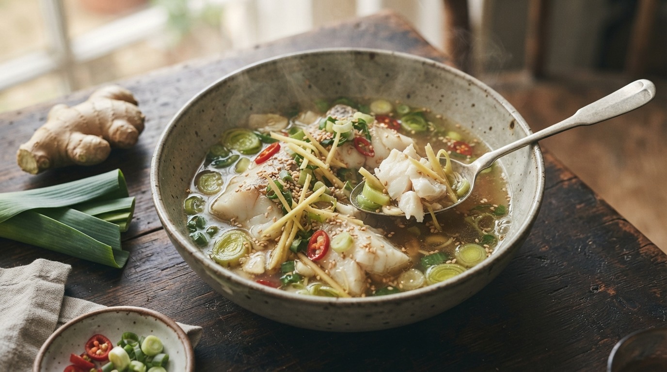 Cah Ikan (Gestoofde vis in een kruidige bouillon)
