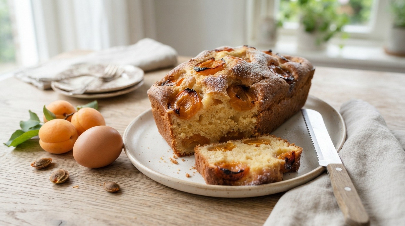 Cake met abrikozen