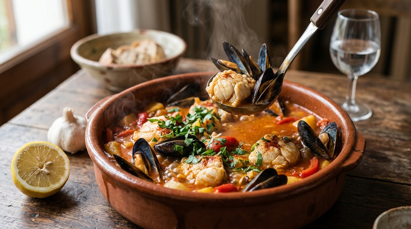 Calderata: Visstoofpot