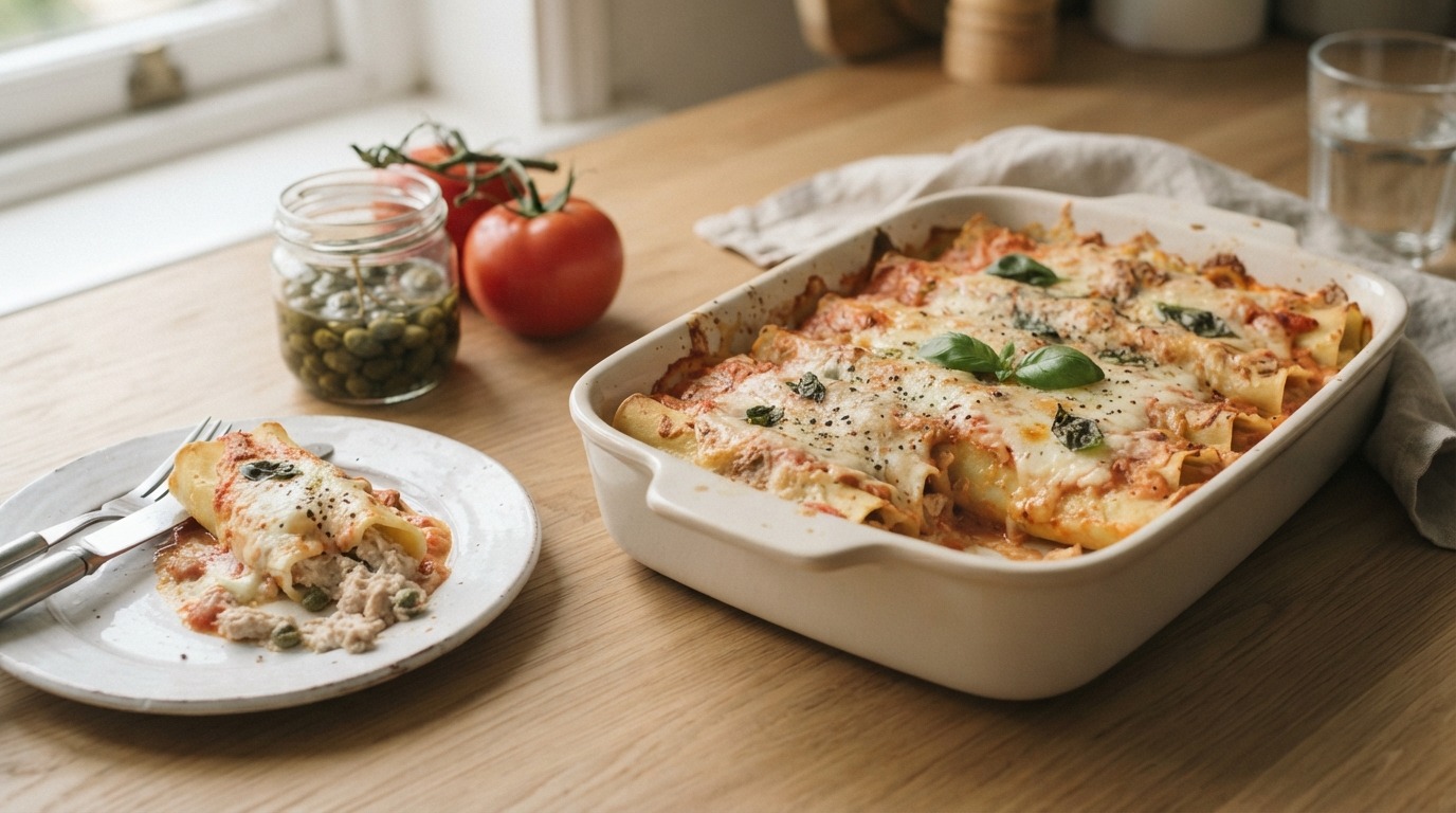 Cannelloni met tonijn
