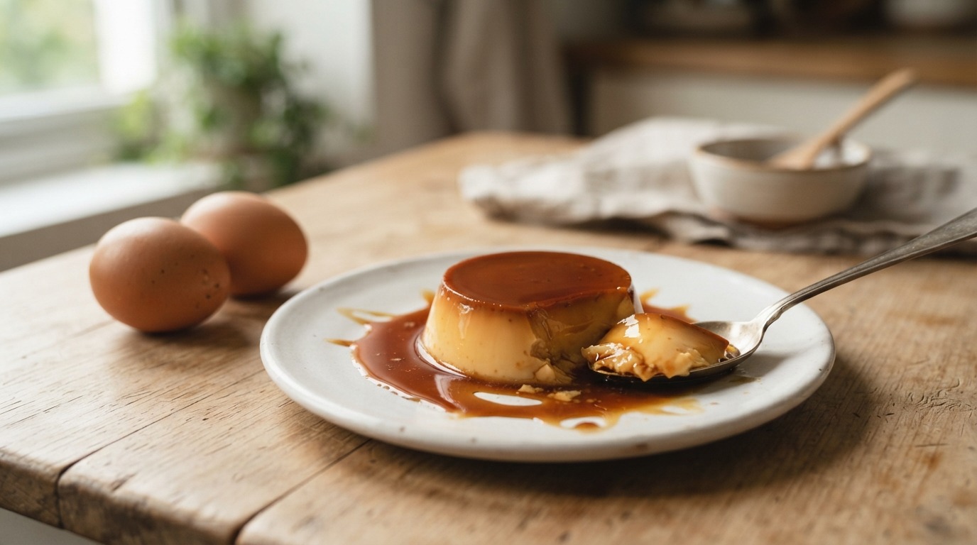 Caramel pudding