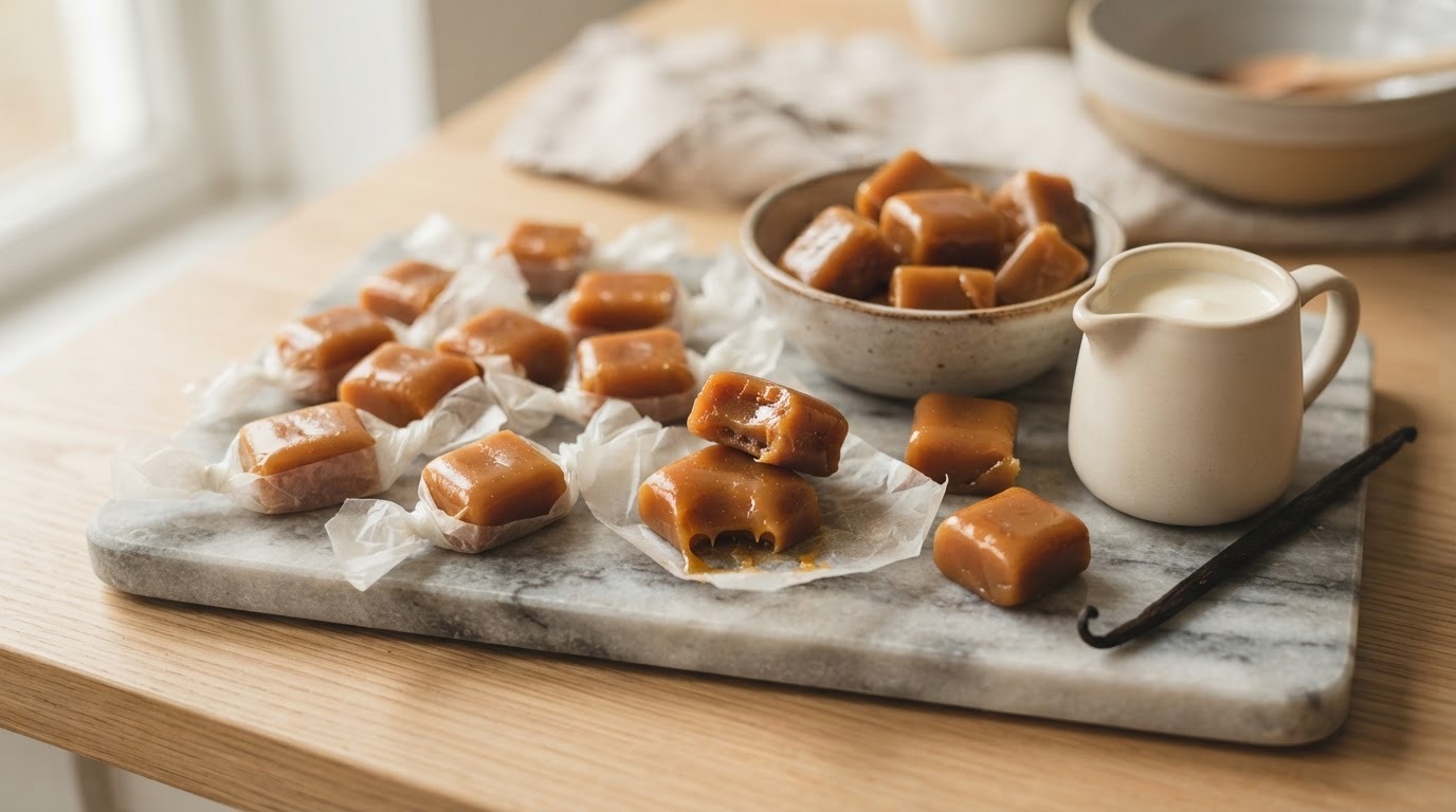 Caramel snoepjes