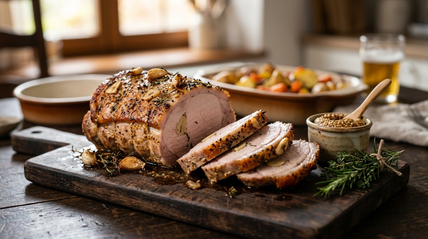 Carrégebraad met Knoflook