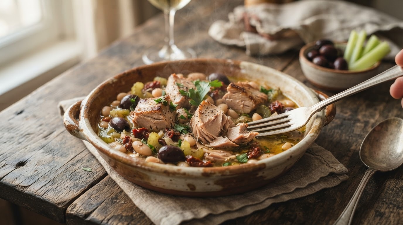 Cassoulet met tonijn