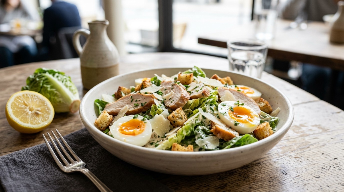 Ceasarsalde met Gerookte Kipfilet