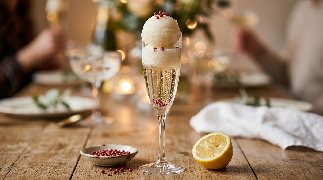 Champagne sorbet