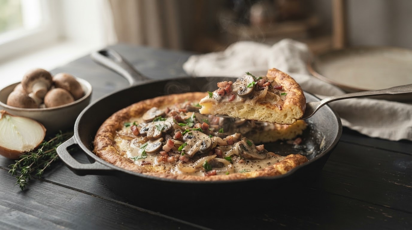 Champignon-pannenkoek