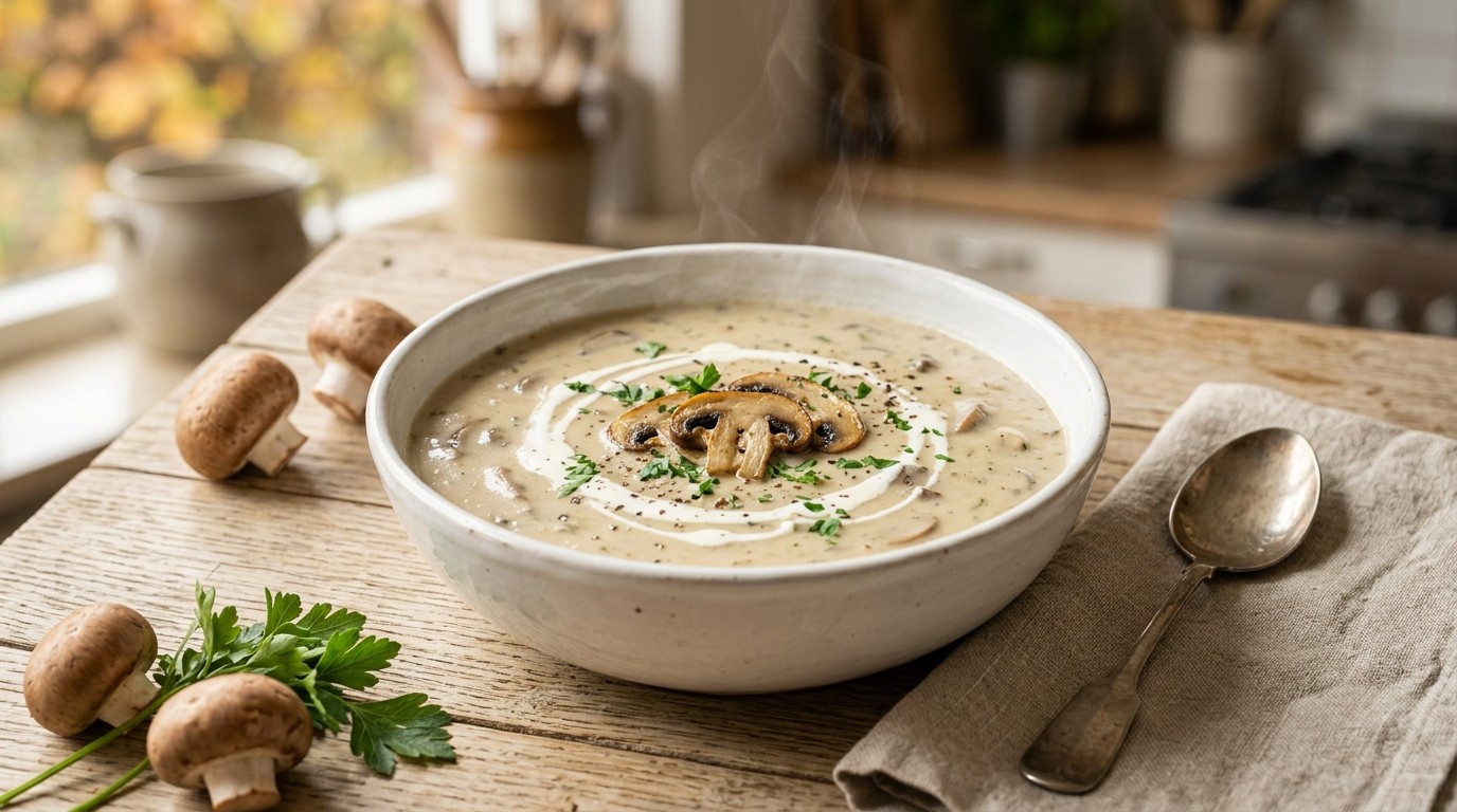Champignon-roomsoep