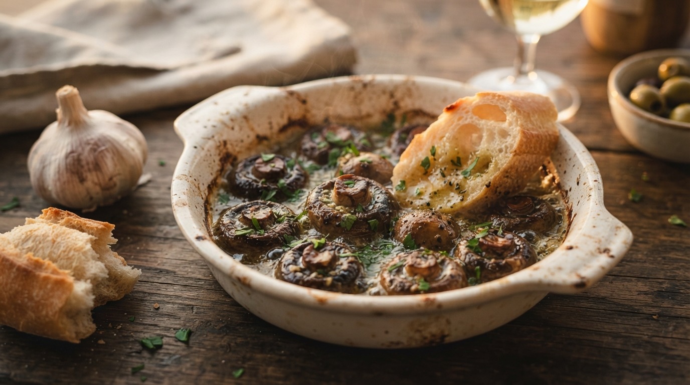 Champignons uit de oven