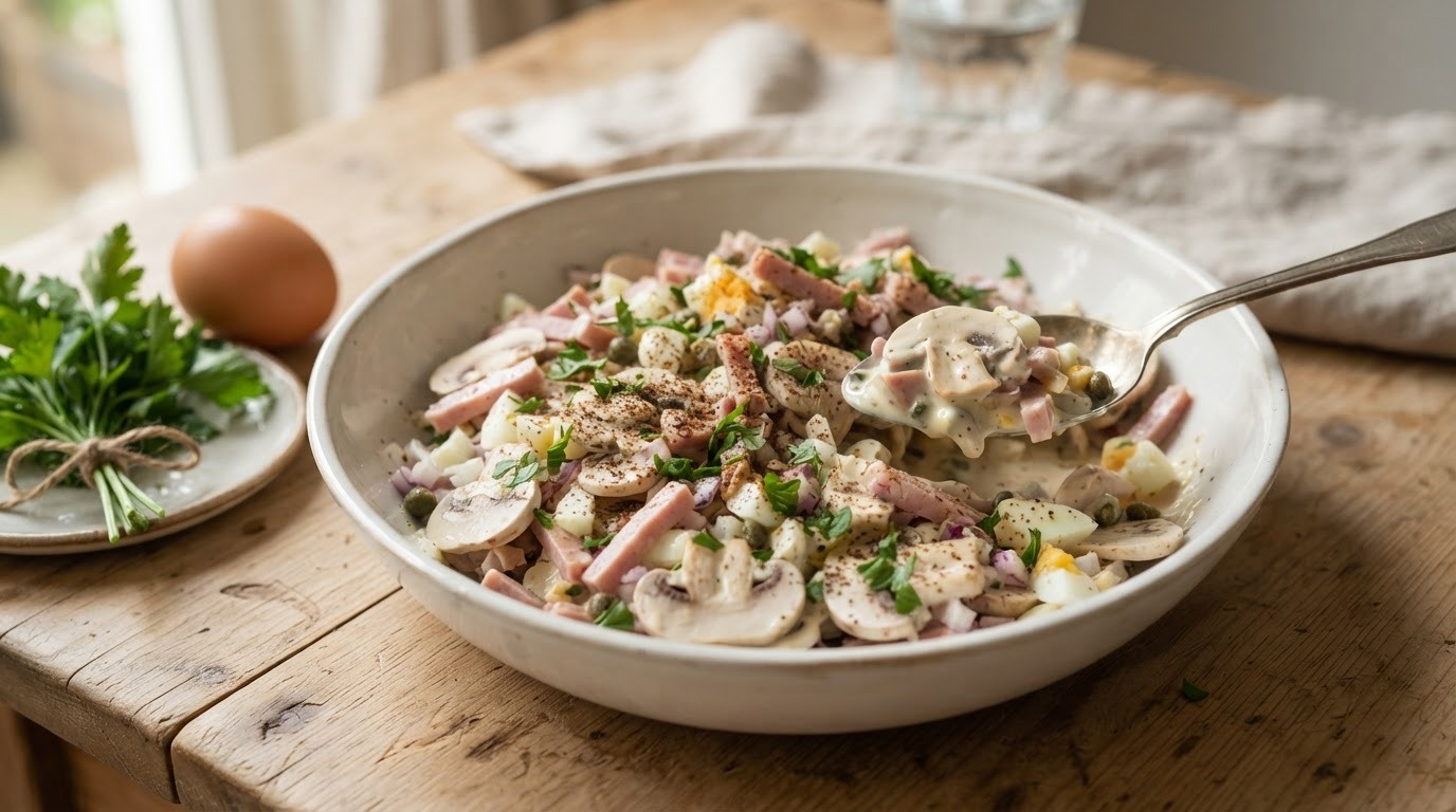 Champignonsalade