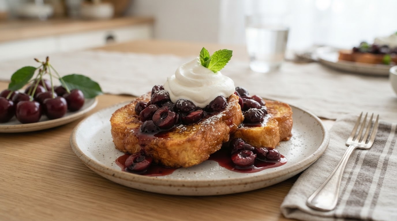 Cherry toast