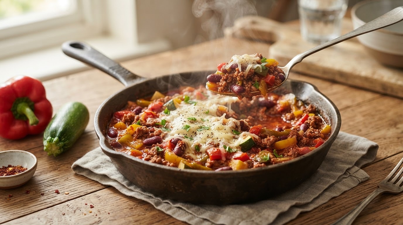 Chili met ratatouille