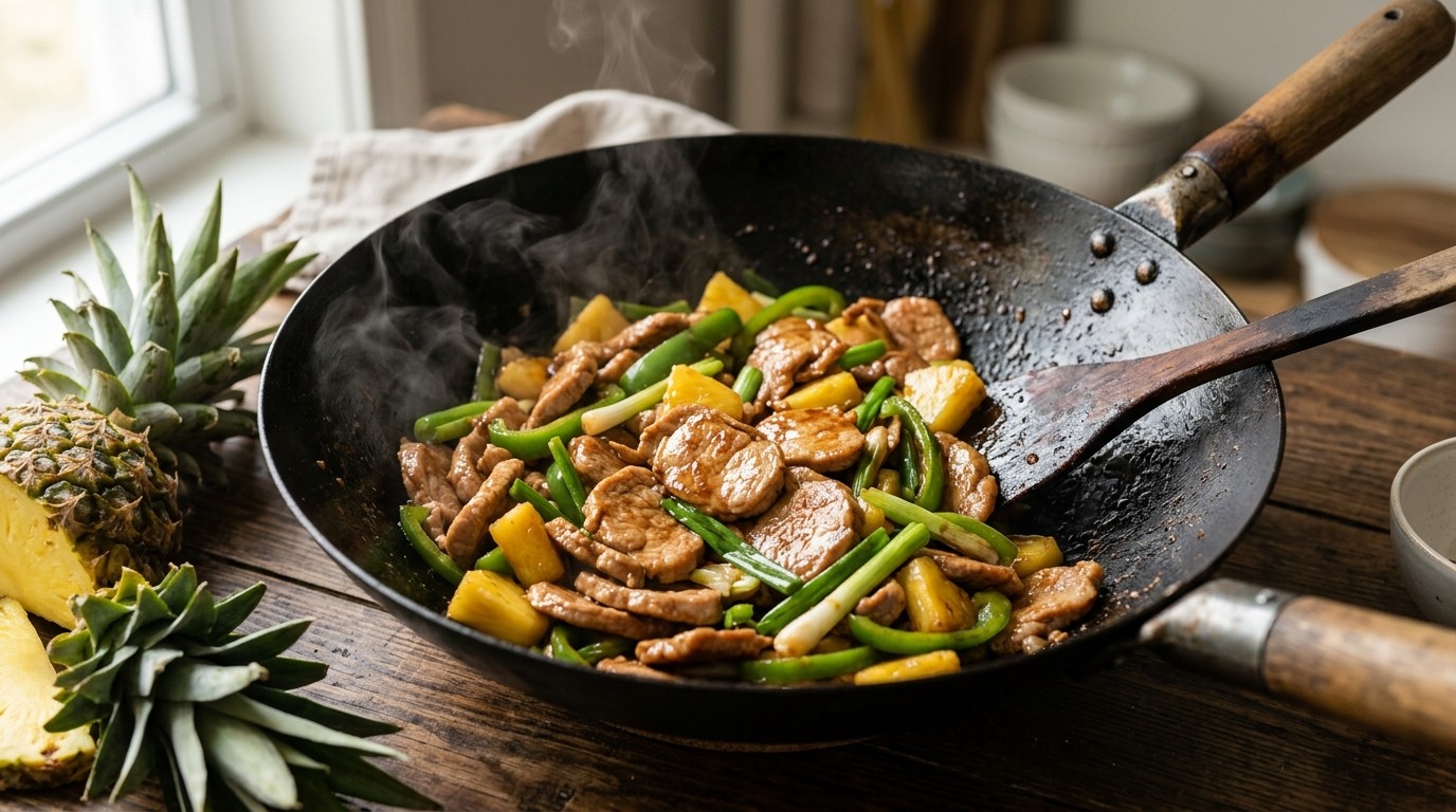 Chinees Varkensvlees met Ananas