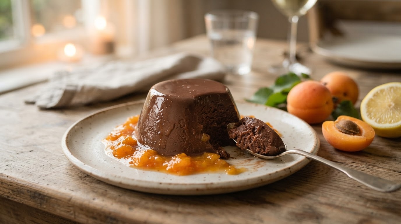 Chocolade-griesmeelpudding