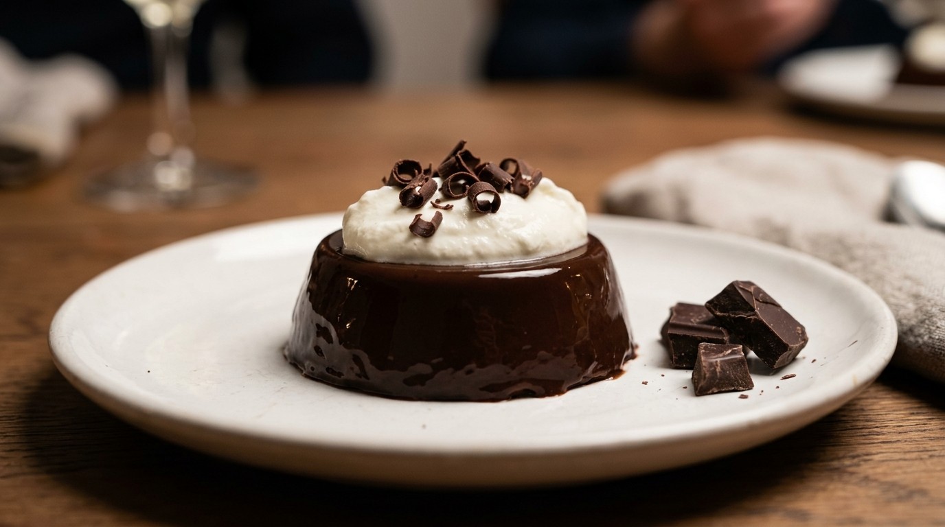 Chocolade Panna Cotta