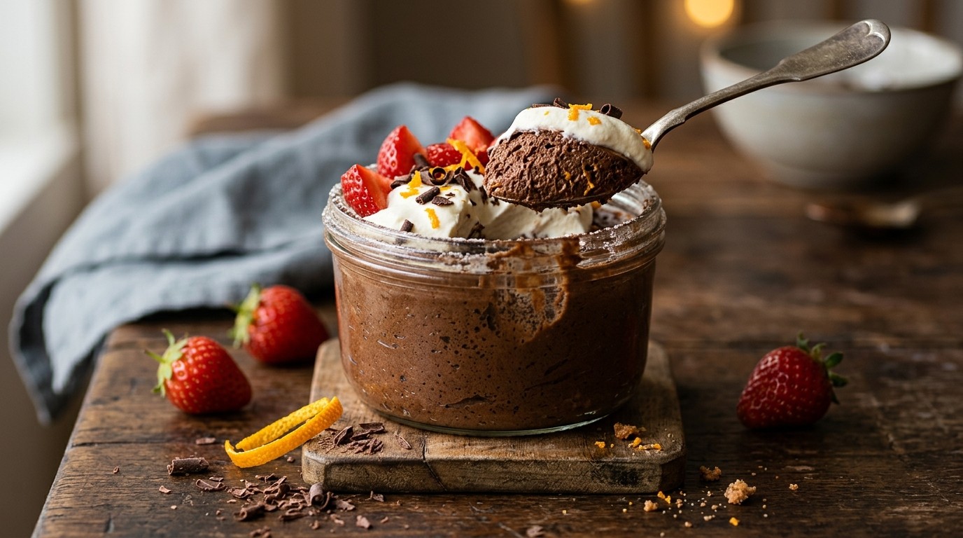 Chocolademousse met Cointreau