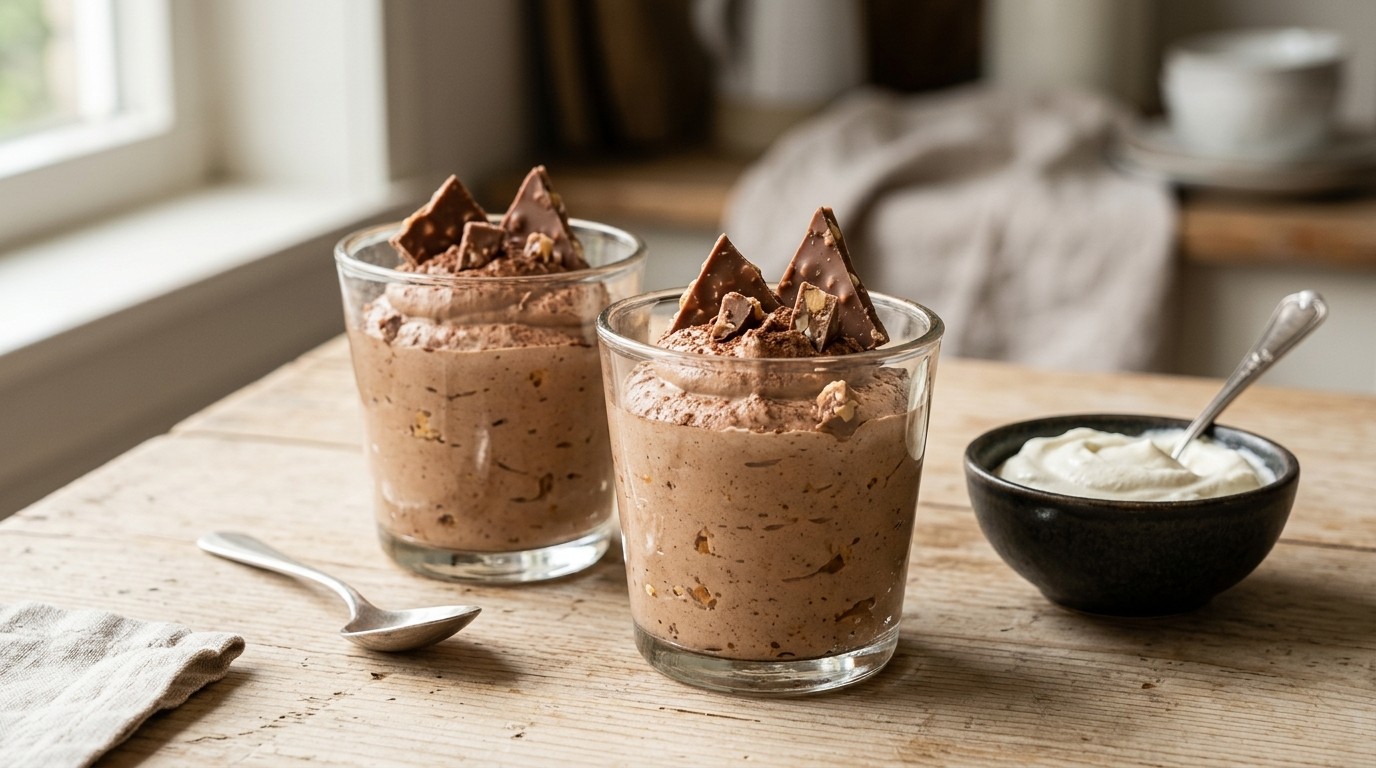 Chocolademousse van toblerone