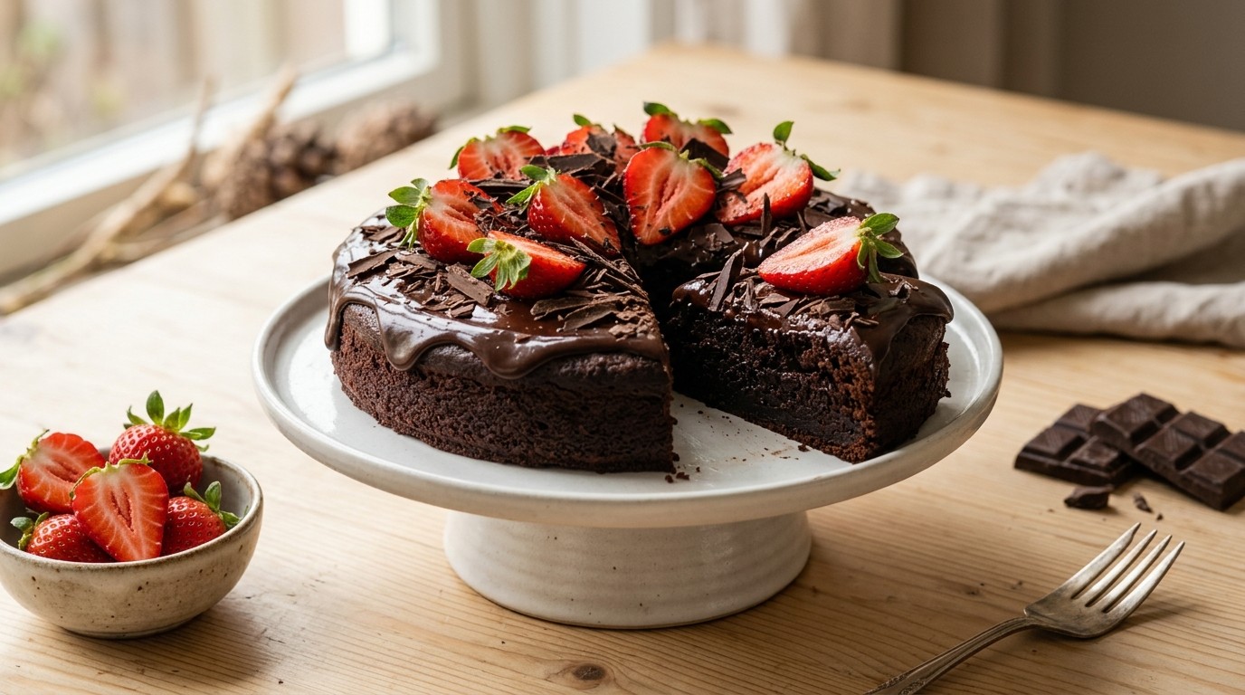 Chocoladetaart uit een Pannetje