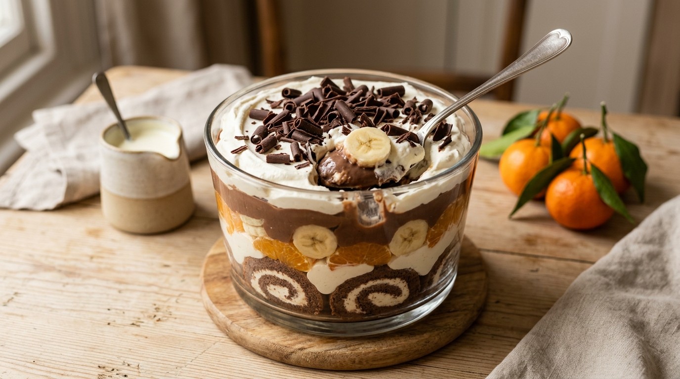 Chocoladetrifle met Banaan