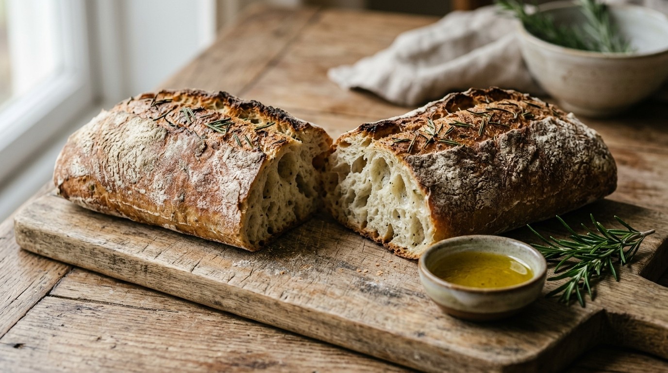 Ciabatta met kruiden