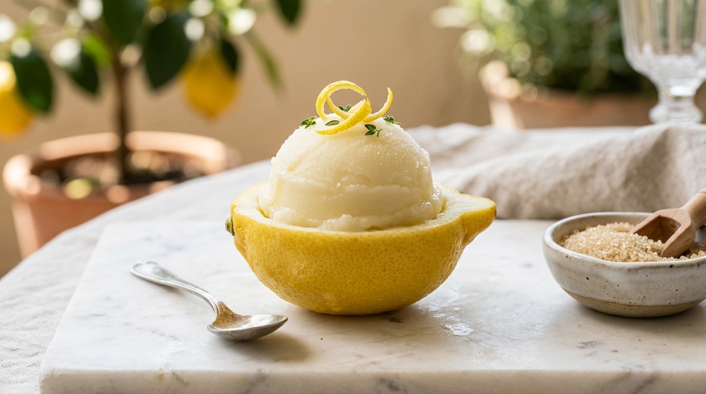 Citroensorbet