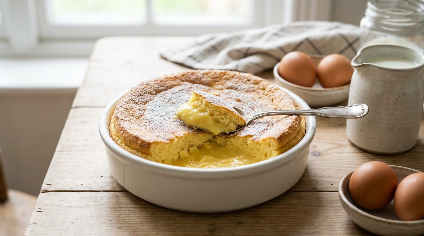 Citroensouffle-roompudding
