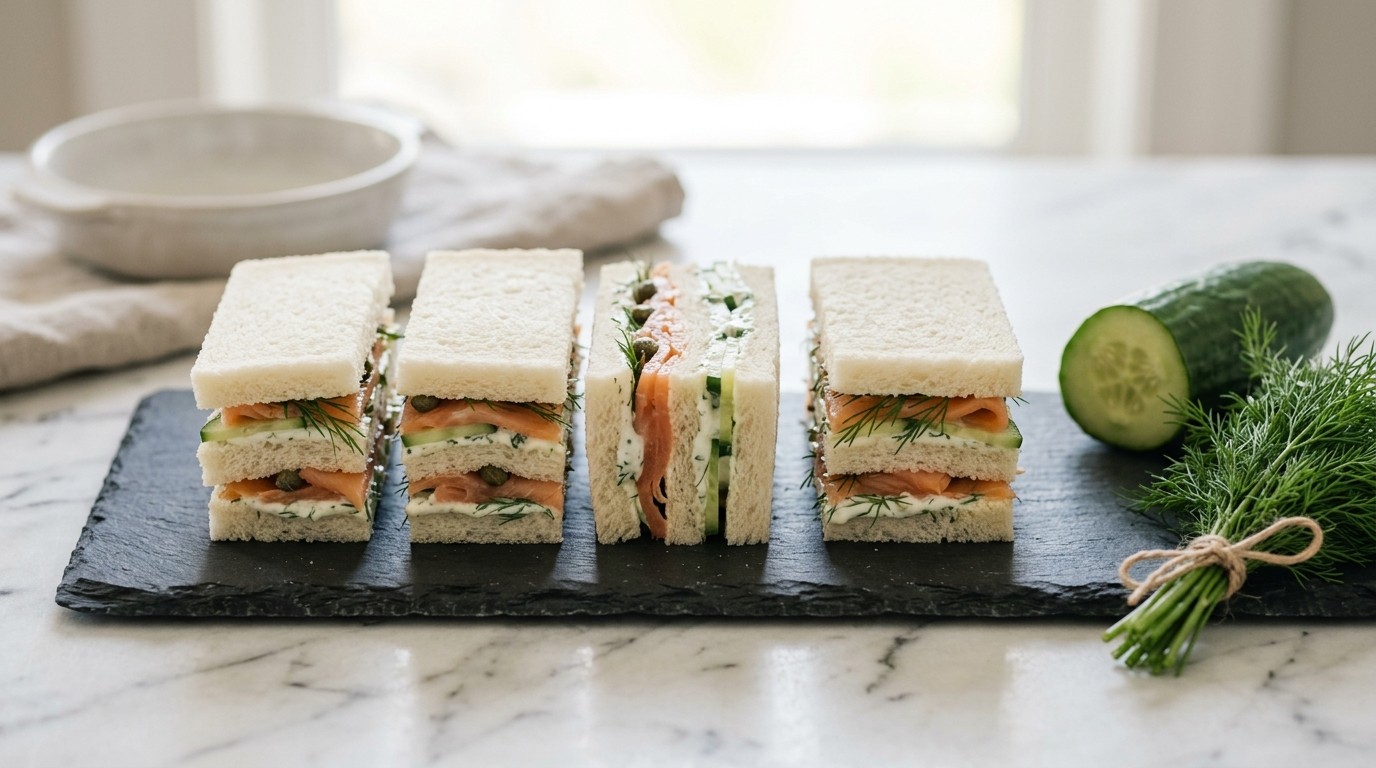 Clubsandwiches zalm