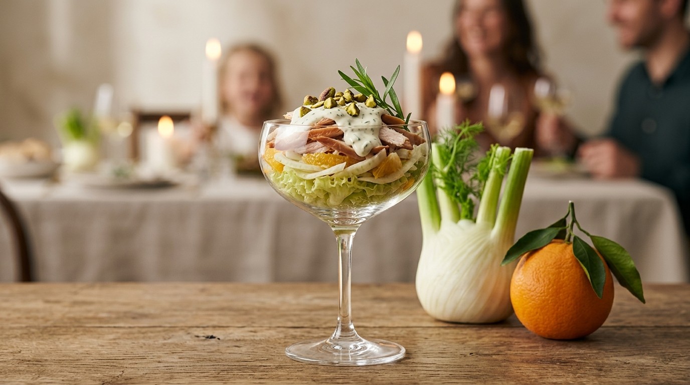 Cocktail van Gerookte Kipfilet